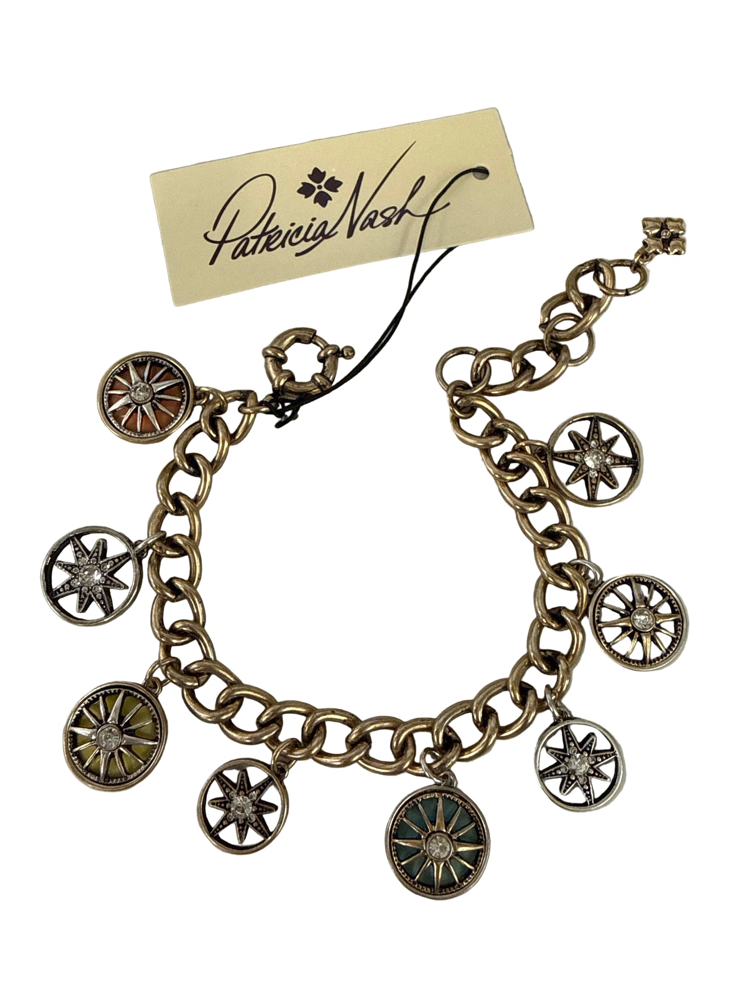 Charm Bracelet - Colored Compass Collection
