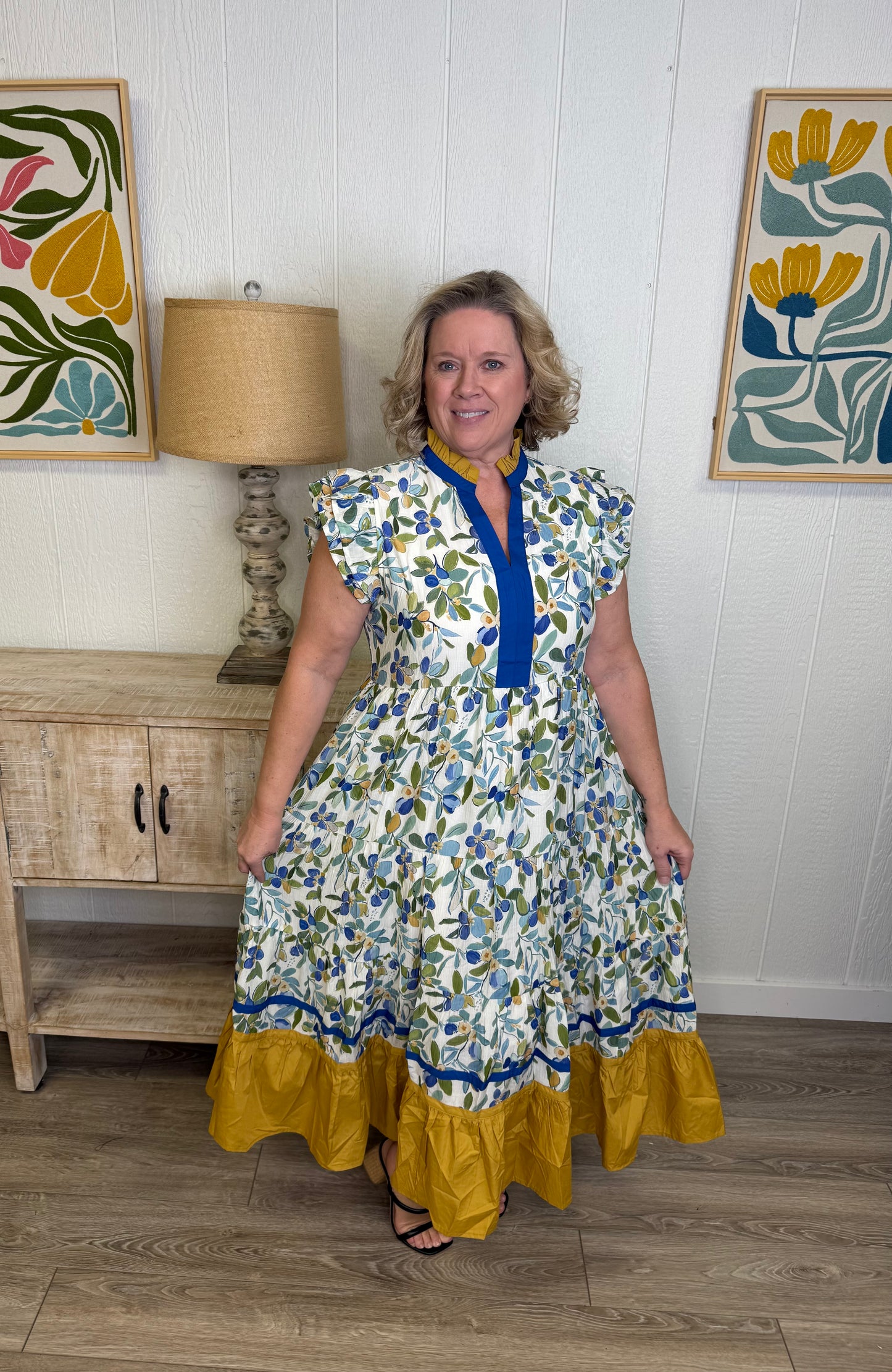Royal Garden Maxi Dress