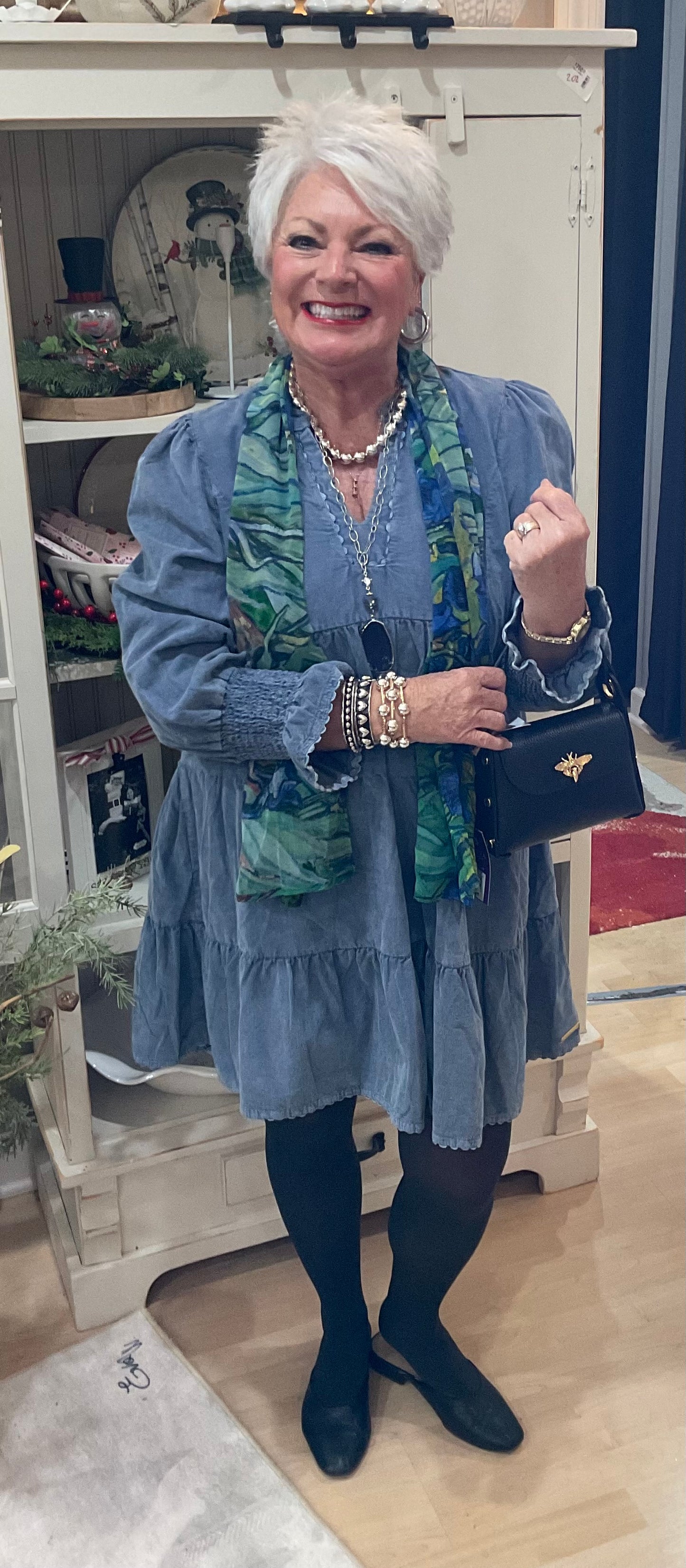 ALOKA SCARF, MULTI COLOR