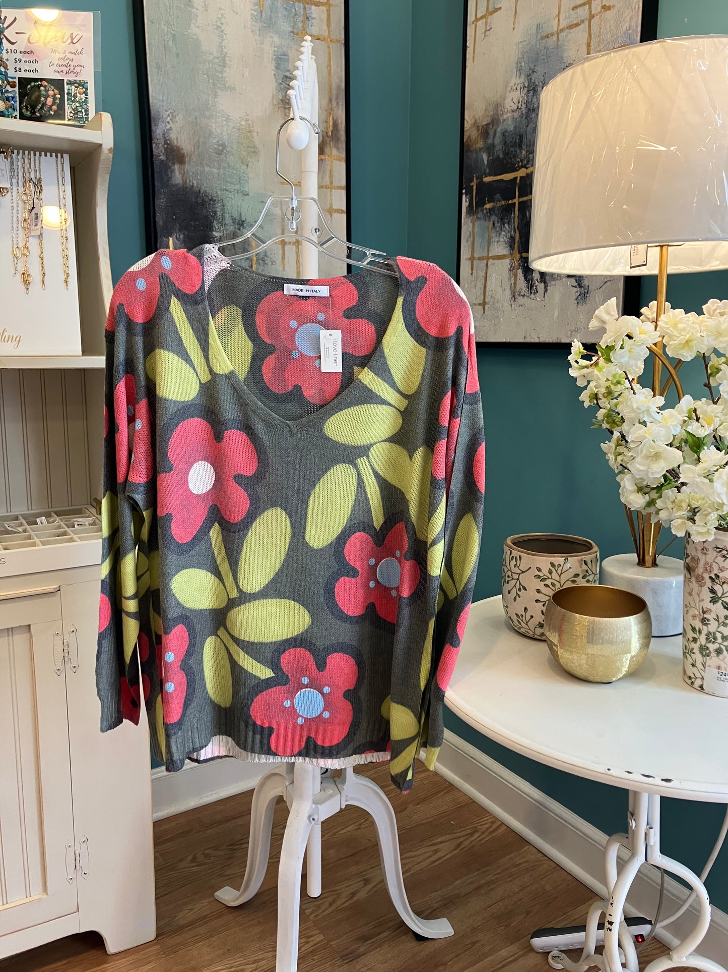 Flower Pop Sweater