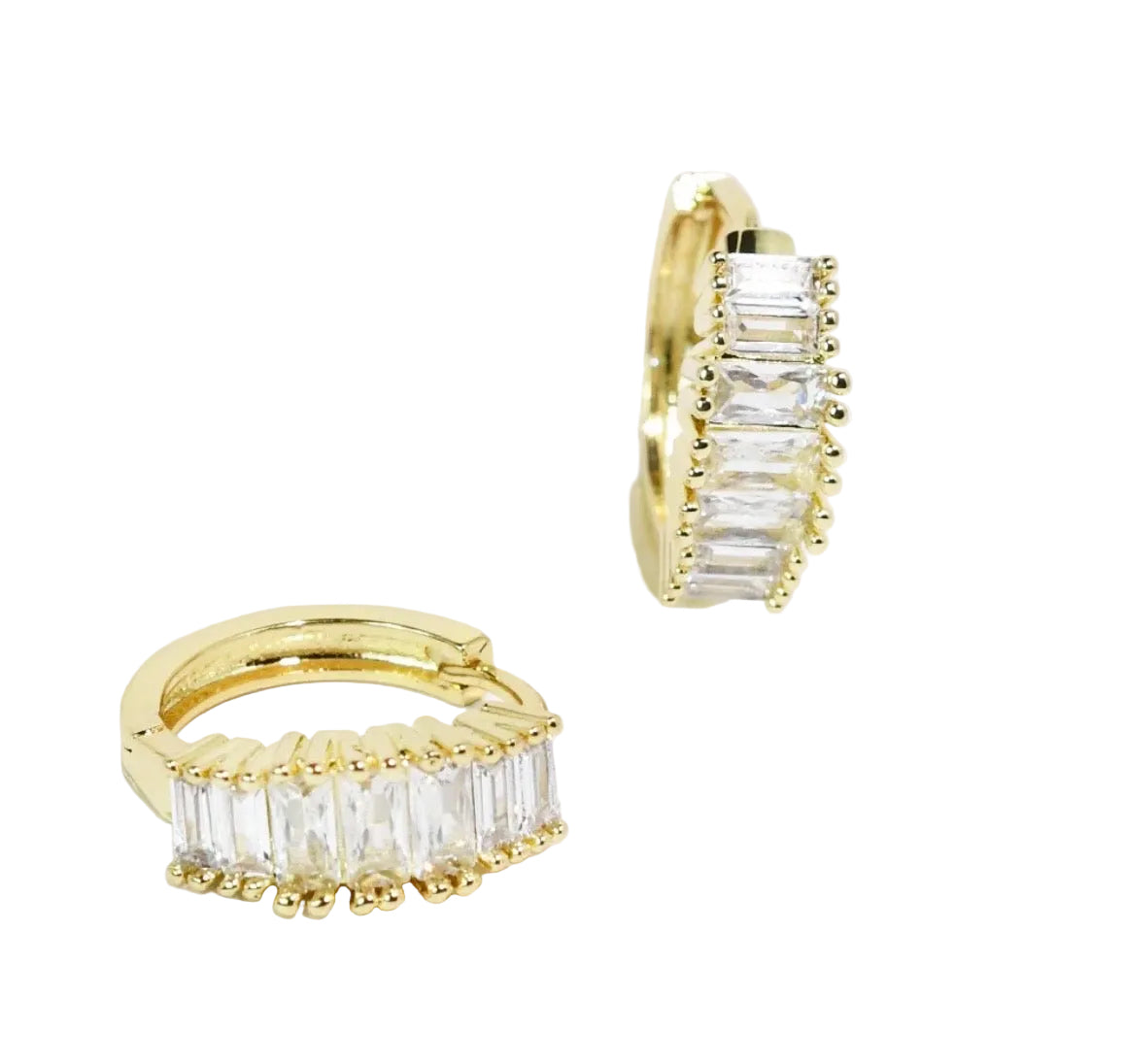 SUGAR SPARK HUGGIES GOLD EARRINGS