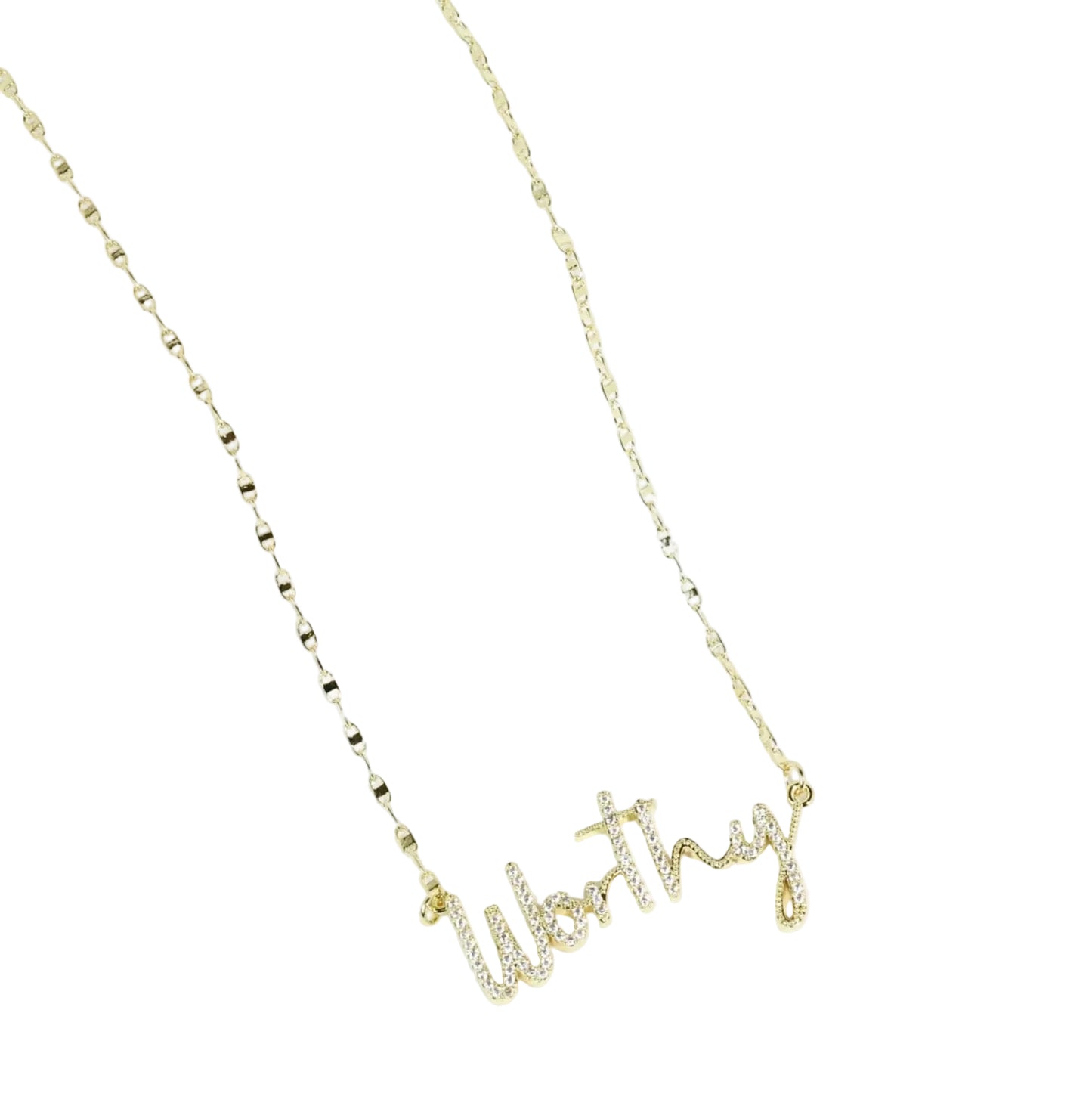 WORTHY GOLD NECKLACE