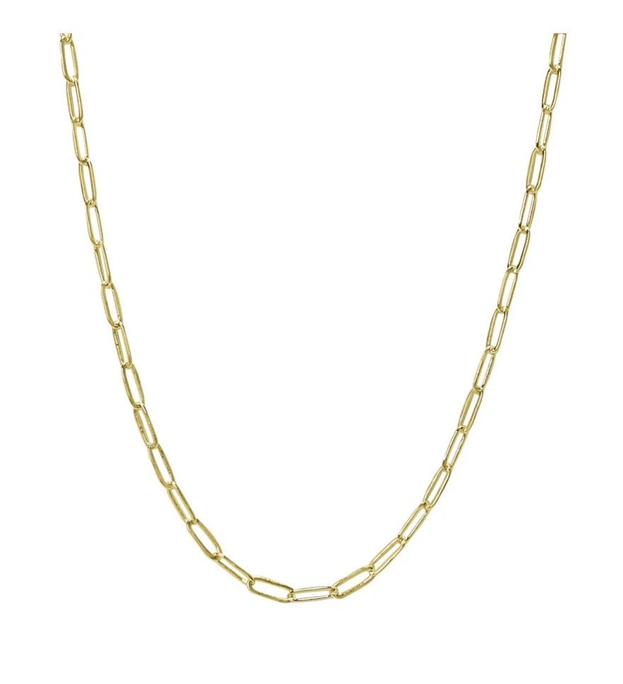 20” Thin Paper Clip Chain