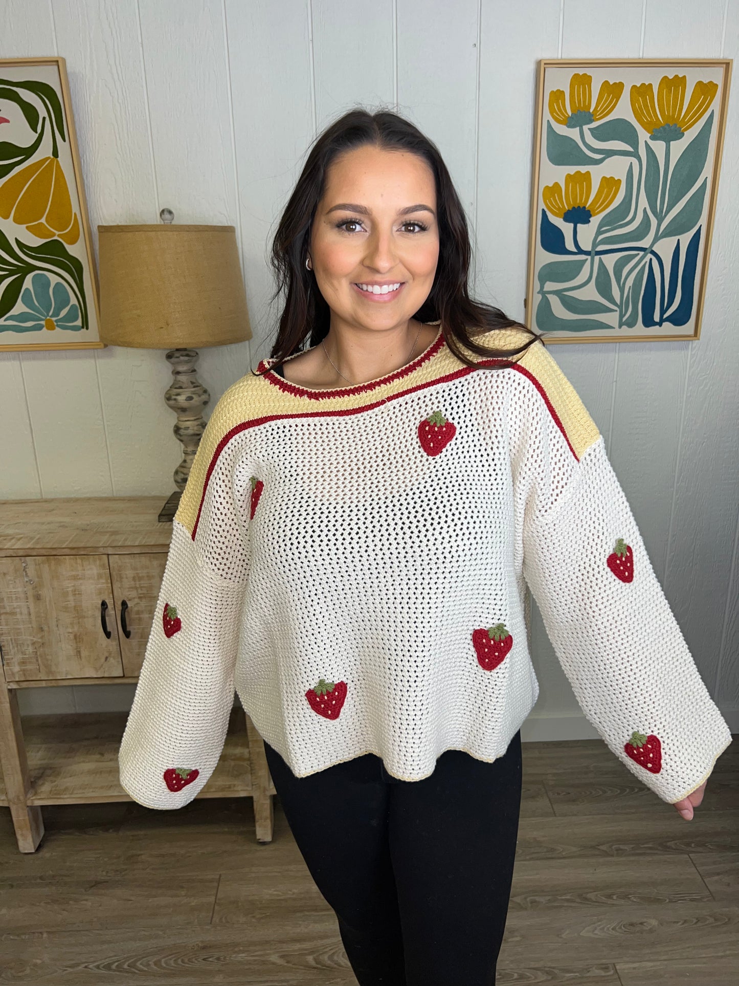 Sweet Berry Knit Sweater