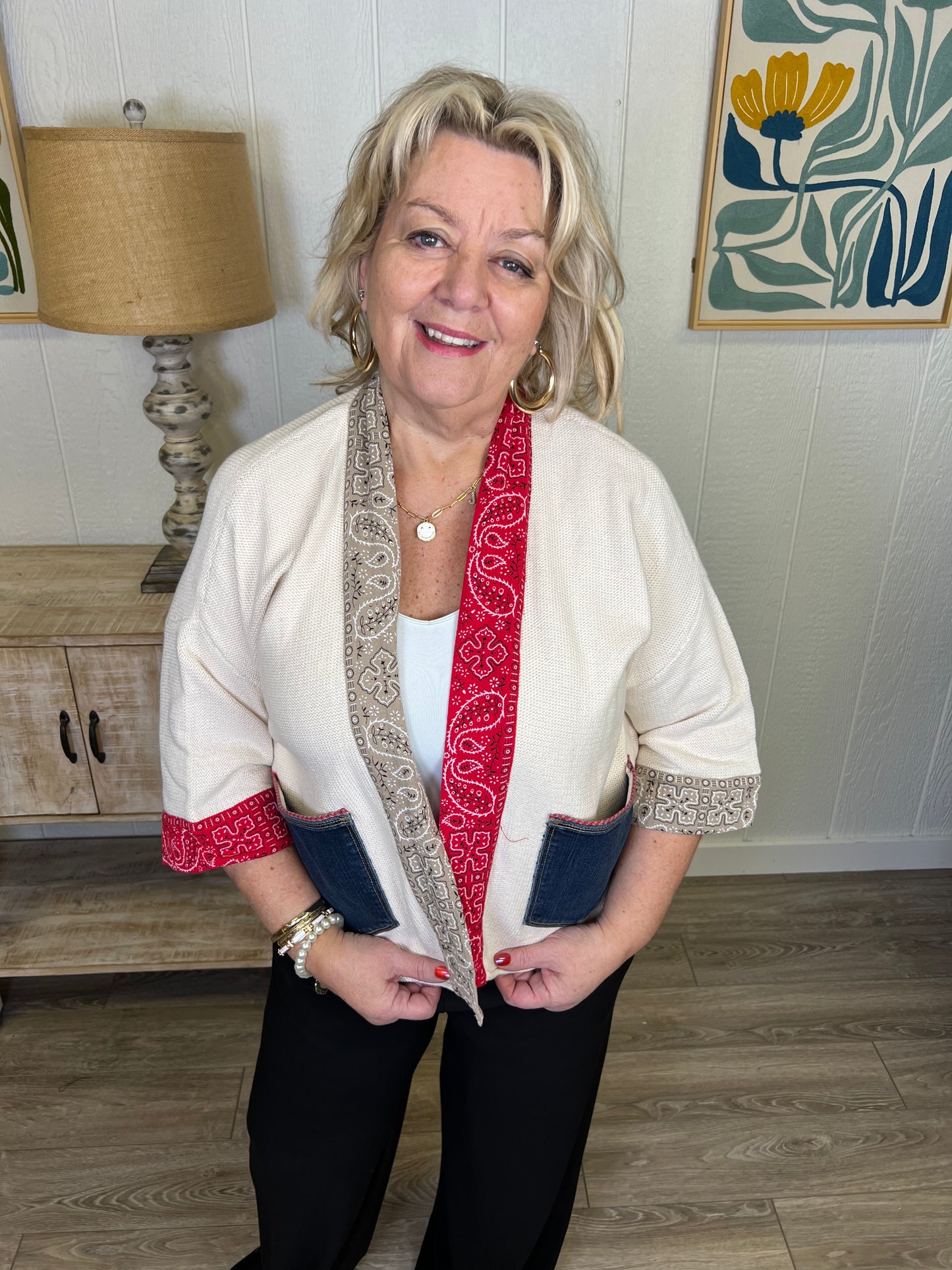 Rodeo Love Bandana Cardigan