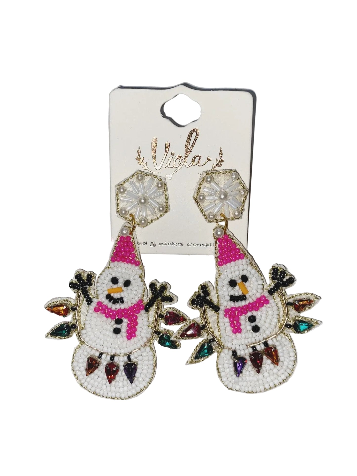 SNOWMAN EARRINGS