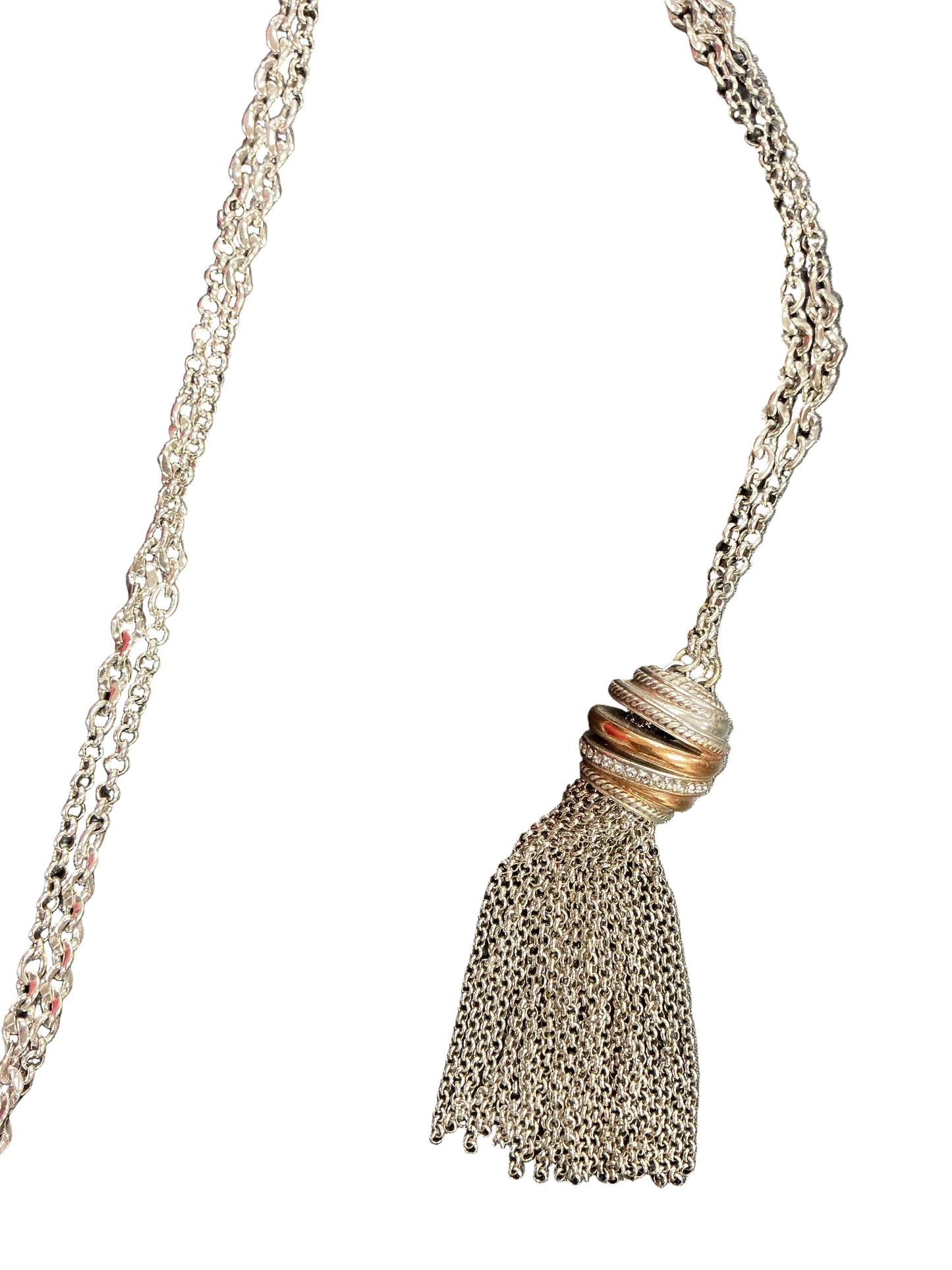 NEPTUNE'S RINGS PTE. TASSEL NECKLACE