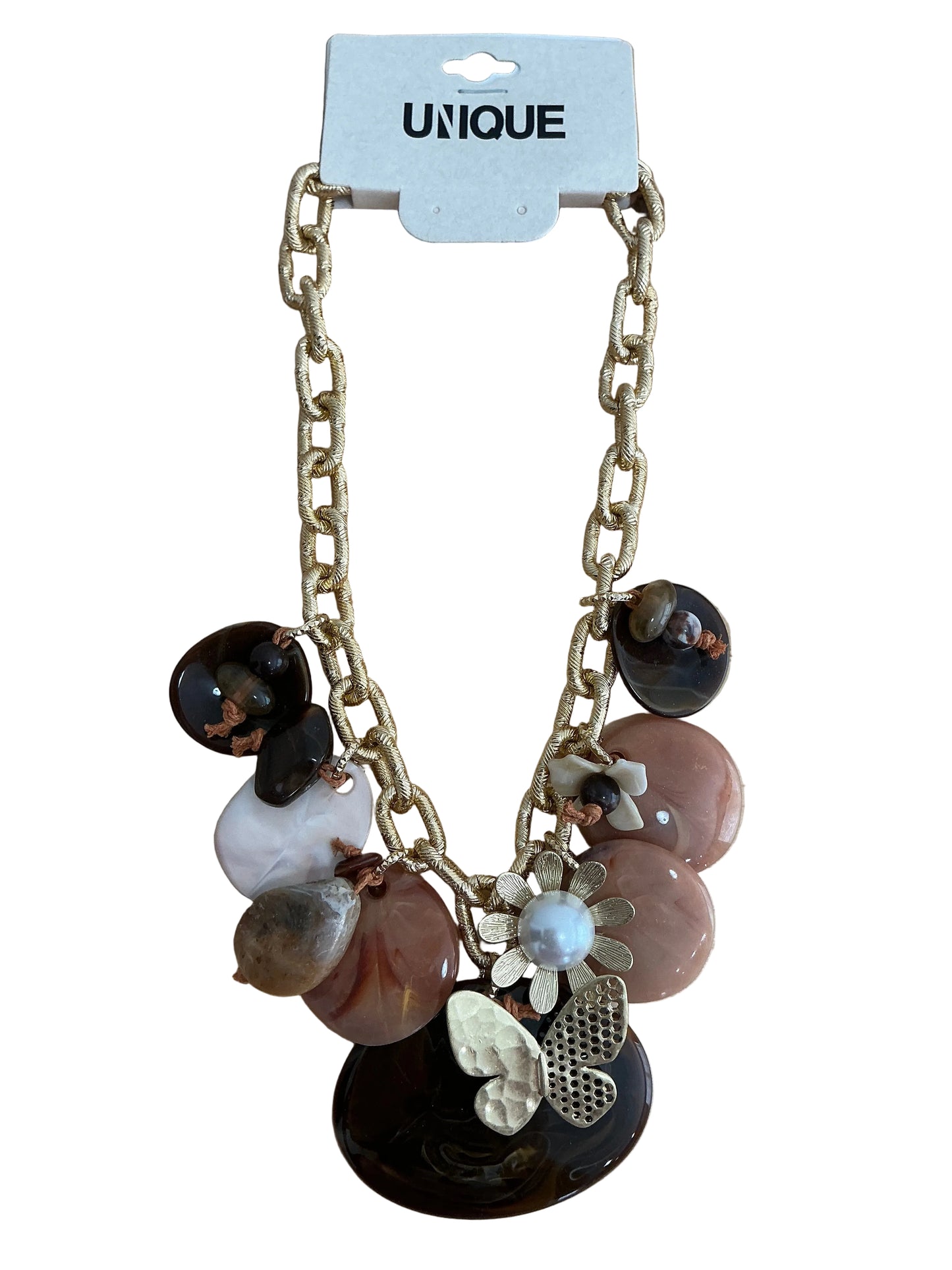 Woodland Whimsy Butterfly Bib Necklace