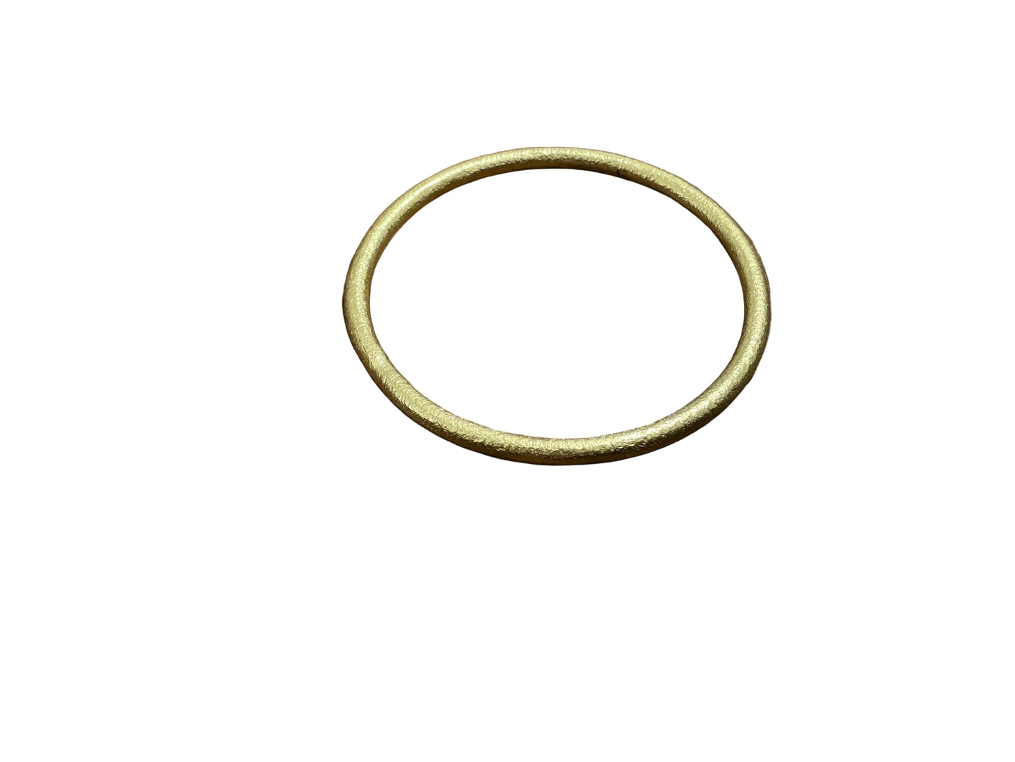 HAMMERED GOLD THIN BANGLE