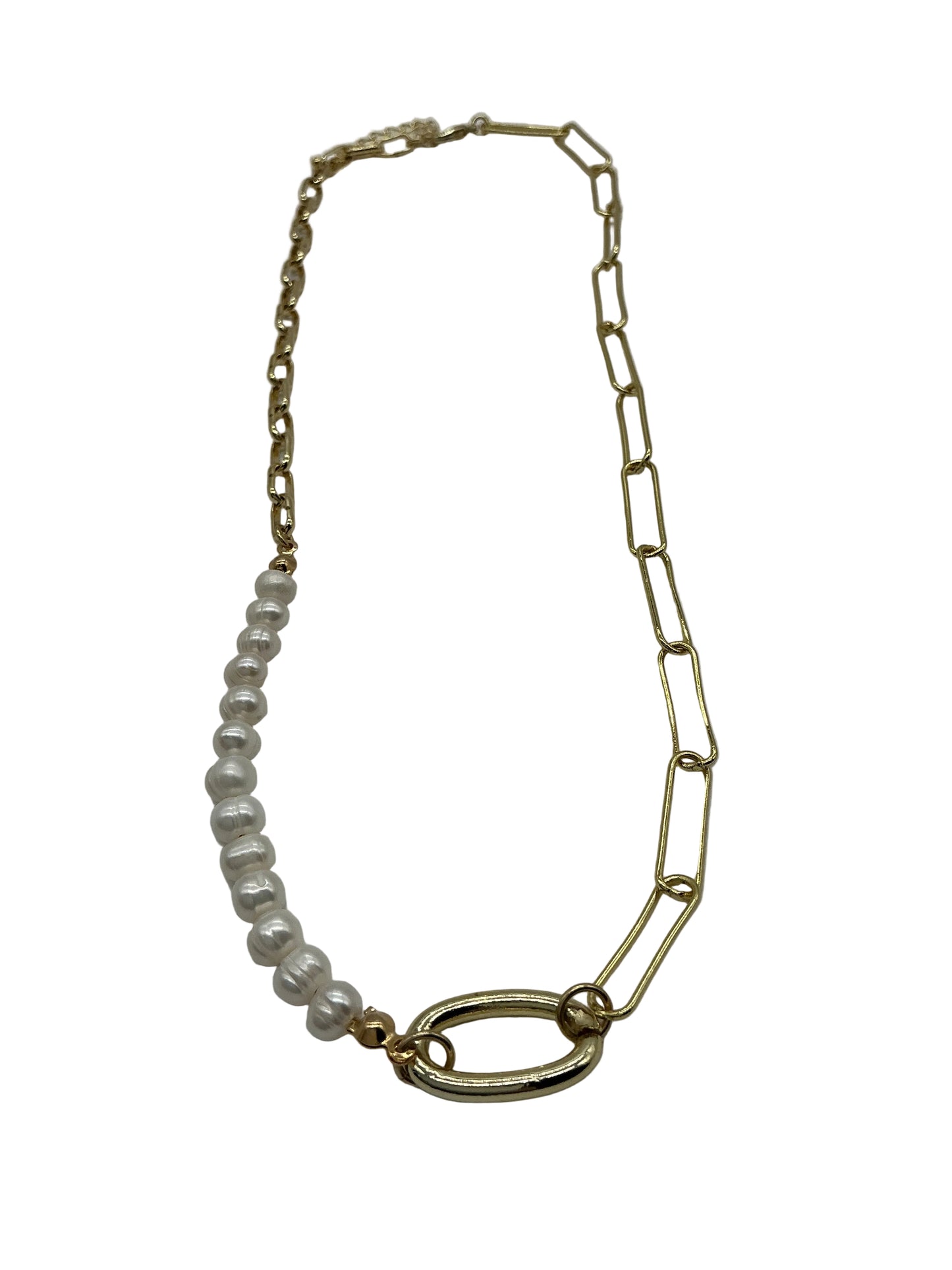 PEARL & GOLD CHAIN