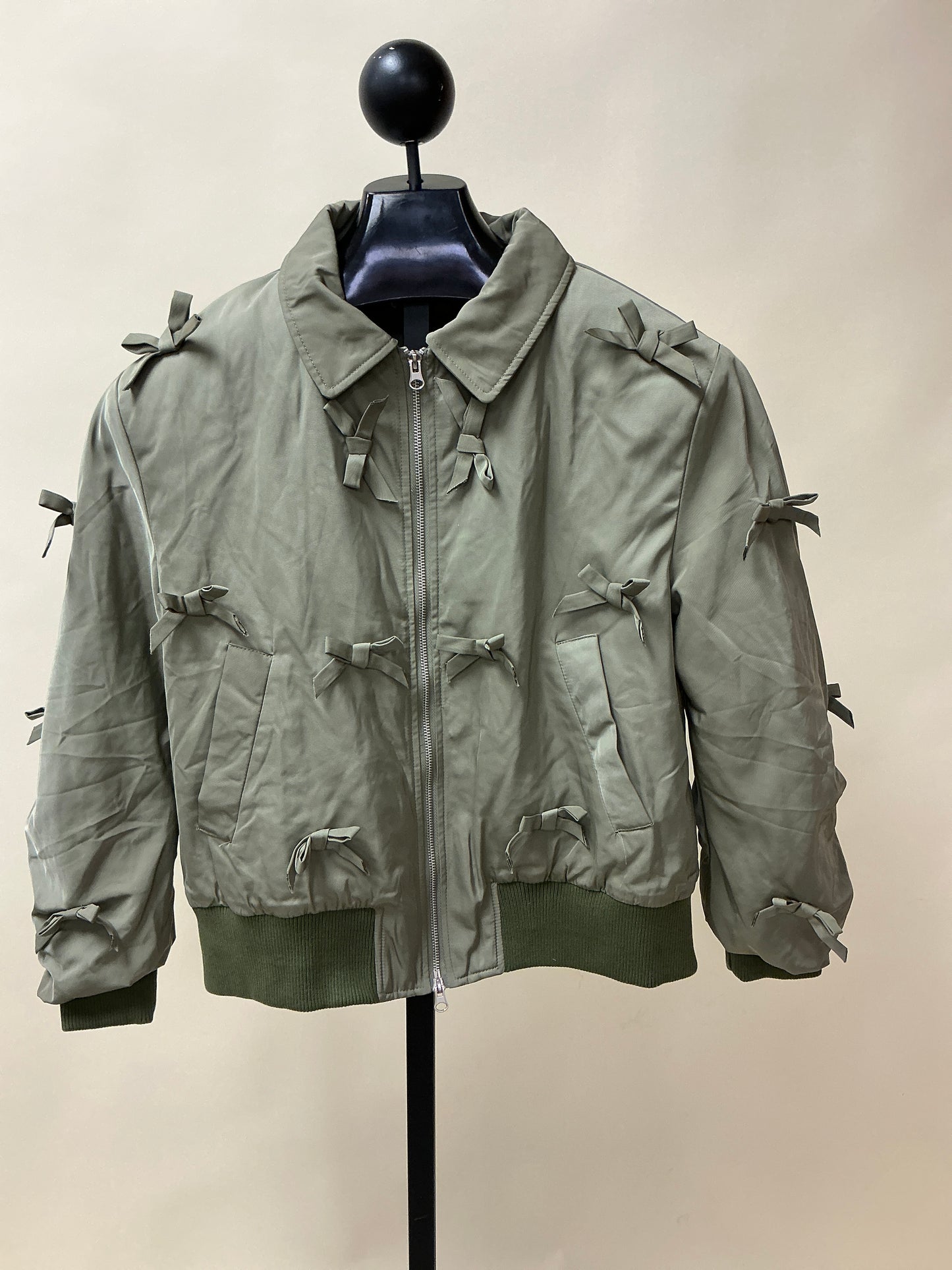 JUDITH BOMBER JACKET W/RIBBON