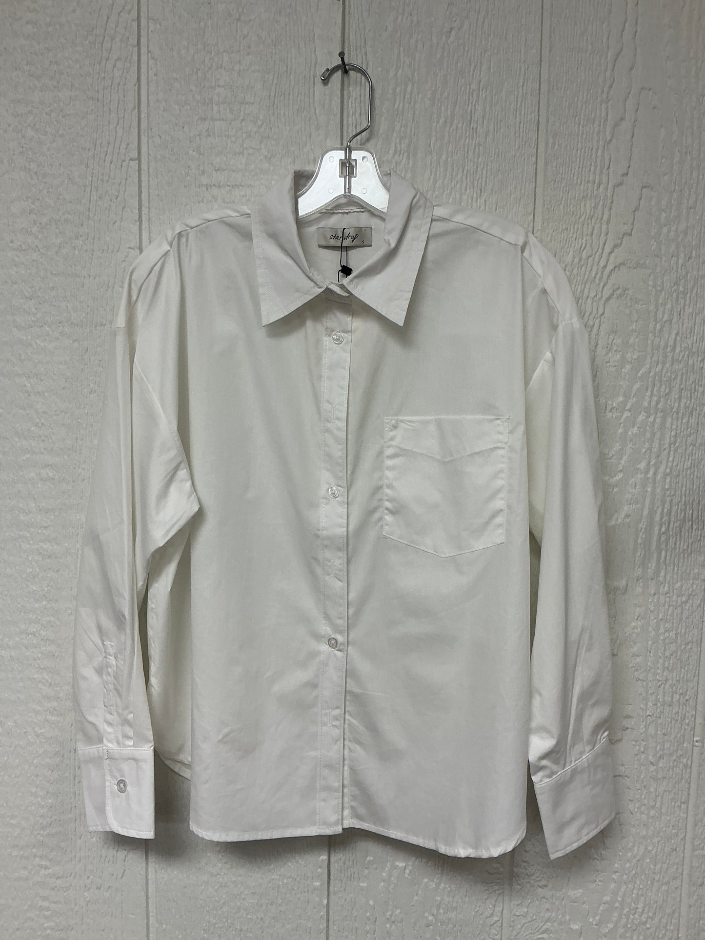 WHITE BUTTON DOWN SHIRT