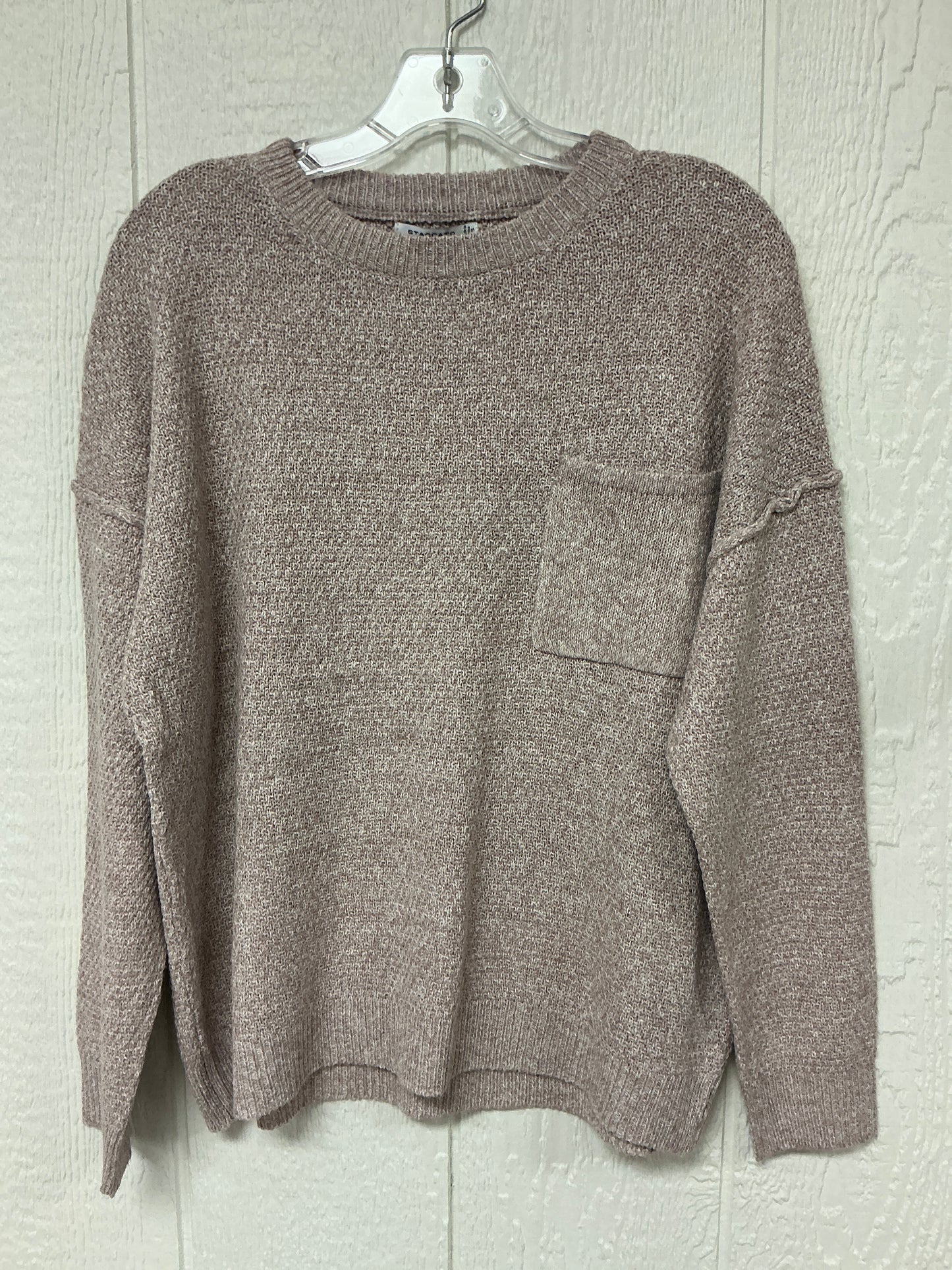 WAFFLE LONG SLV W/PKT(55587A