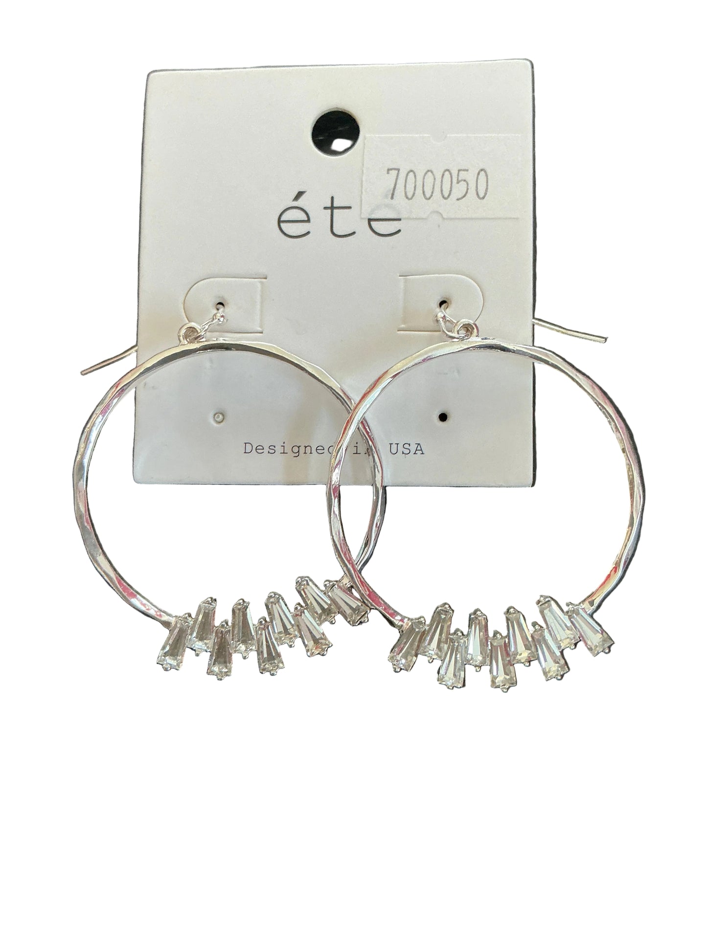 SILVER/RHINESTONE EAR