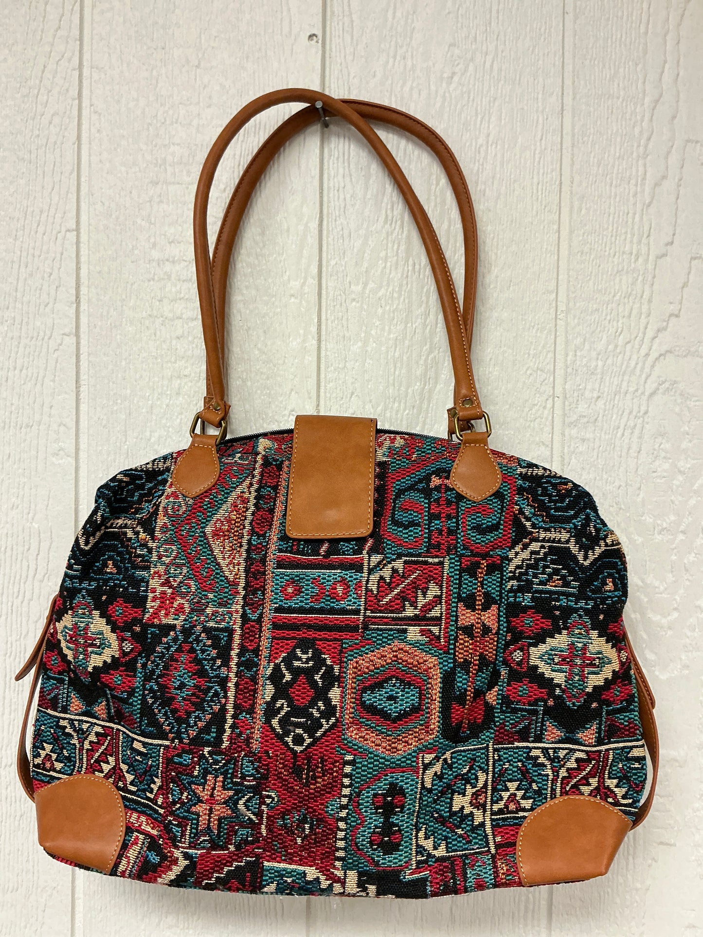 BESSEMER JACQUARD SHOULDER BAG