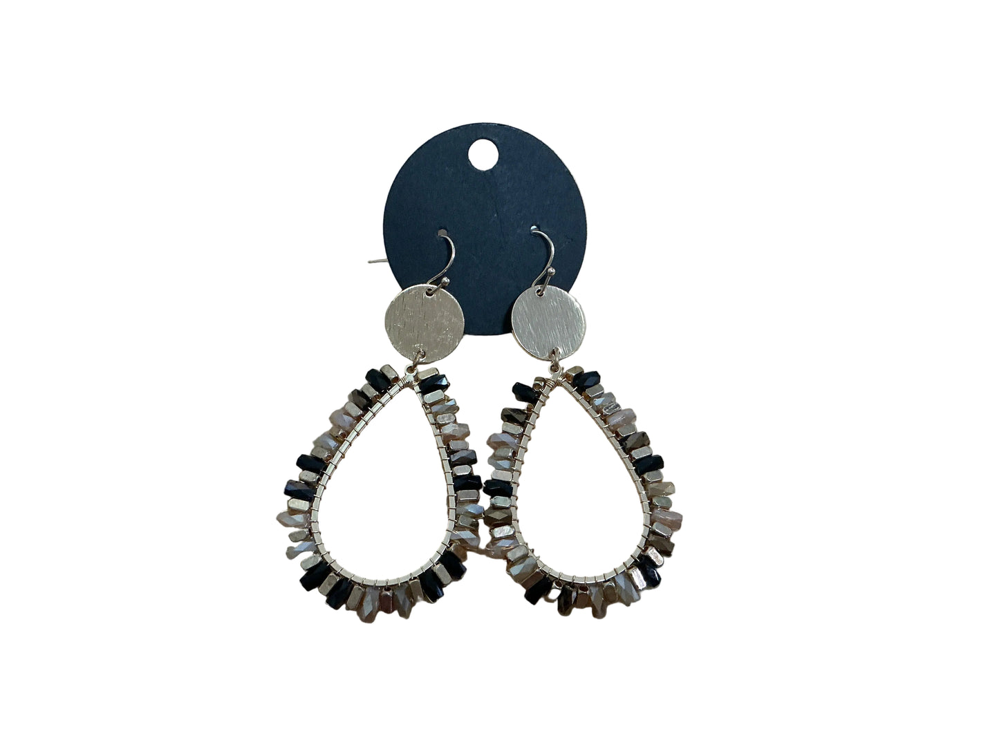 Onyx & Gold Whisper Earrings