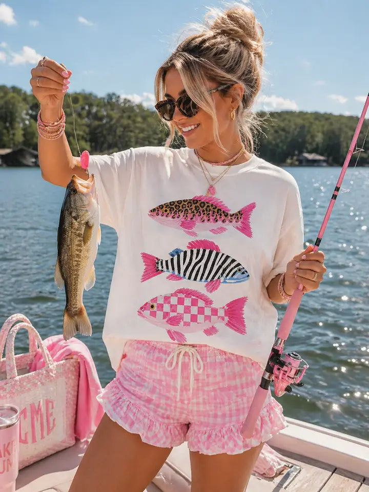 Preppy Bass White Tee