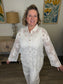 Ivory Bloom Button-Down Blouse
