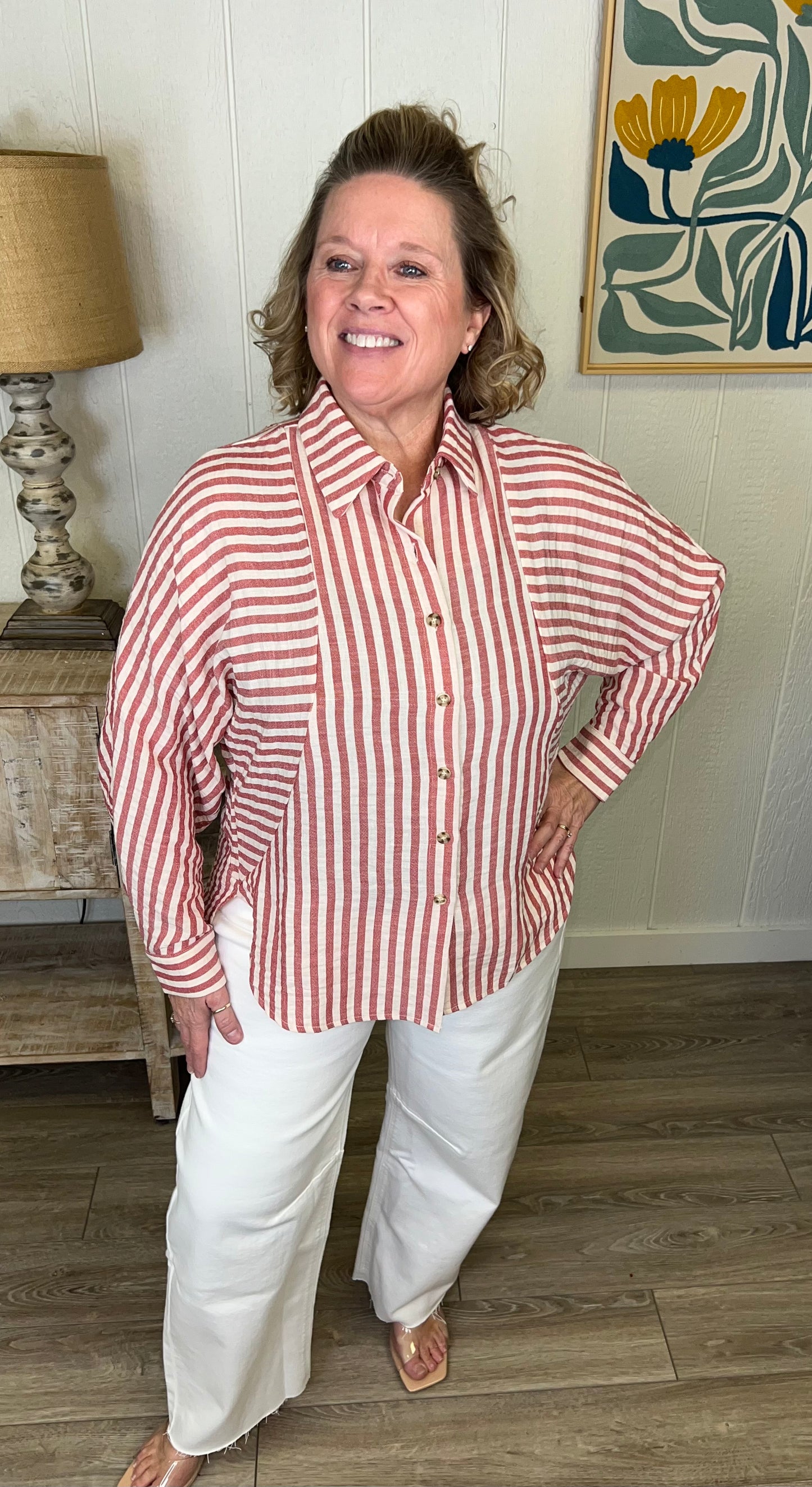 Kathy Relaxed Stripe Top