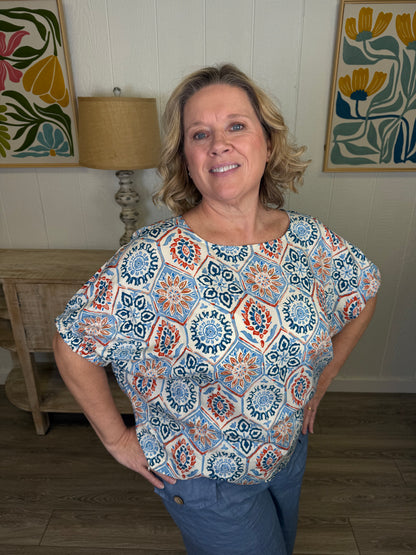 Color Harmony Dolman Top