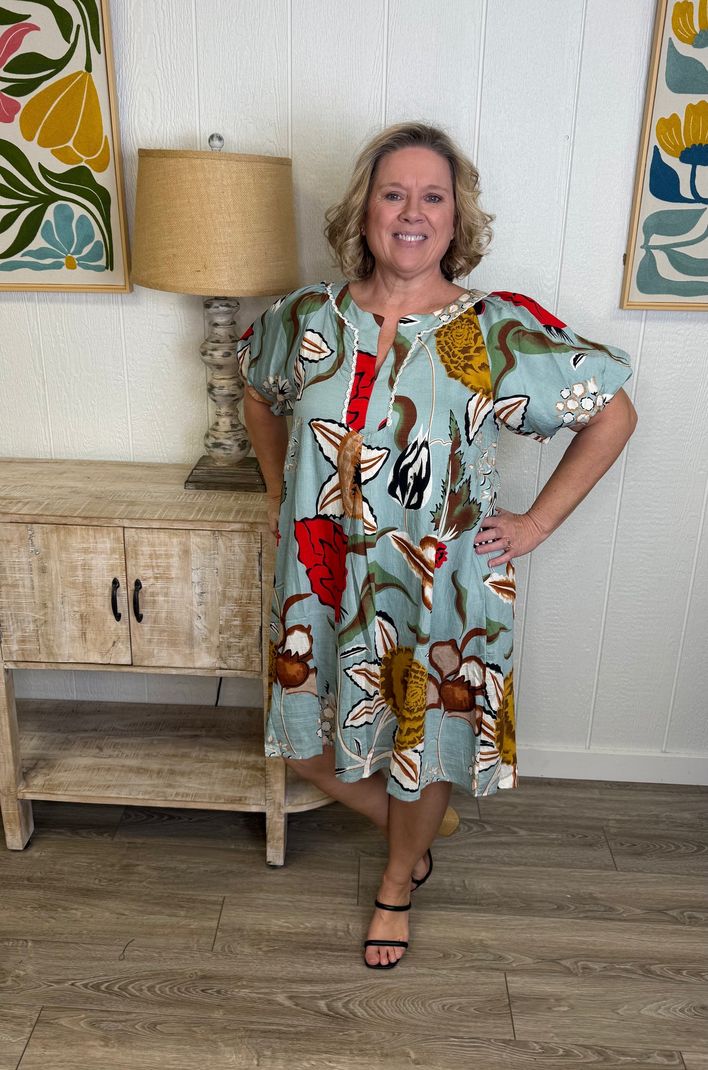 Blue Meadow Bloom Dress