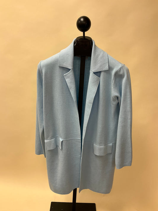 Sky Blue Sweater Jacket