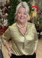 Gold 3/4 Sleeve Top