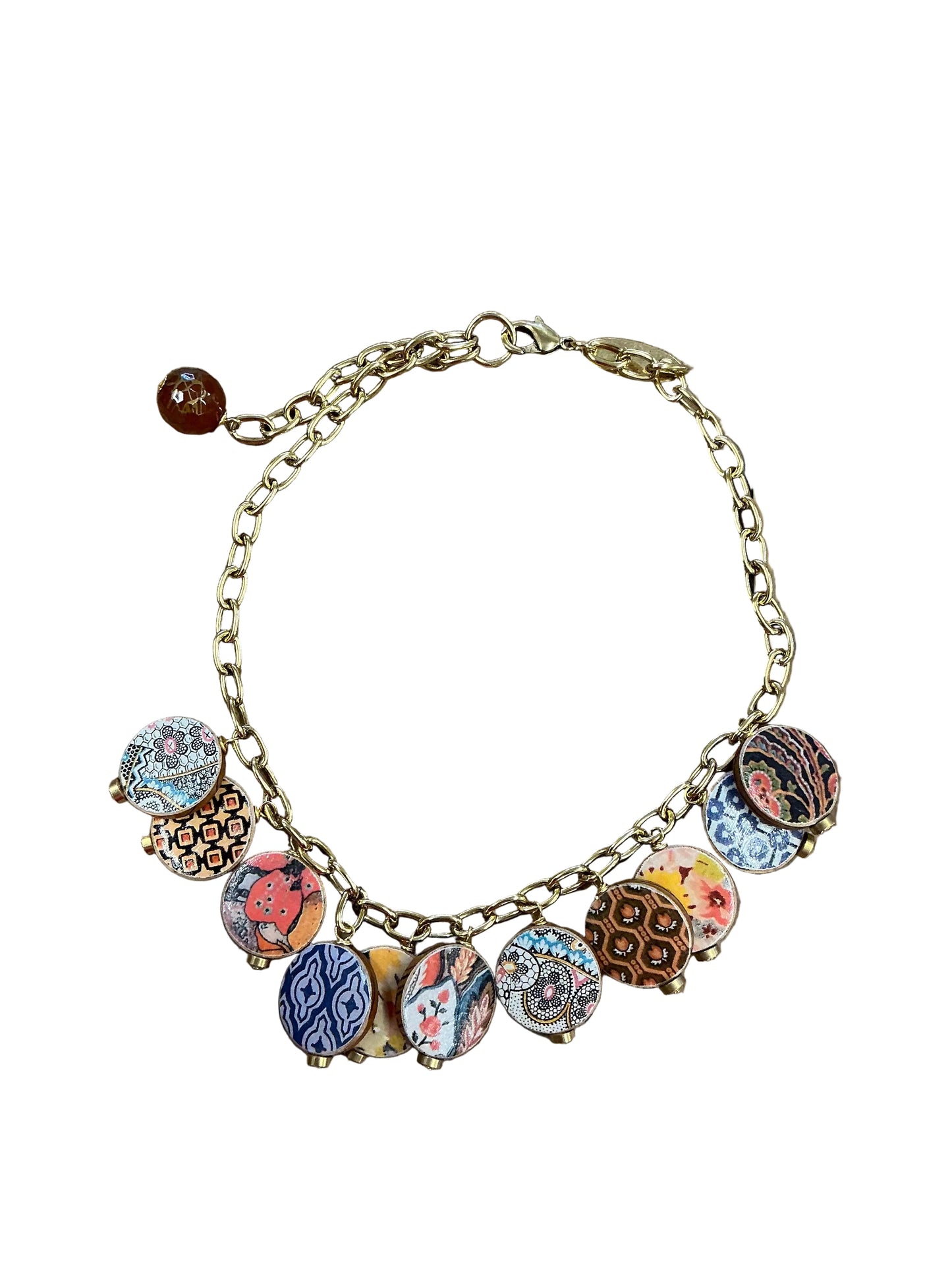 ART DECO CHARM NECKLACE