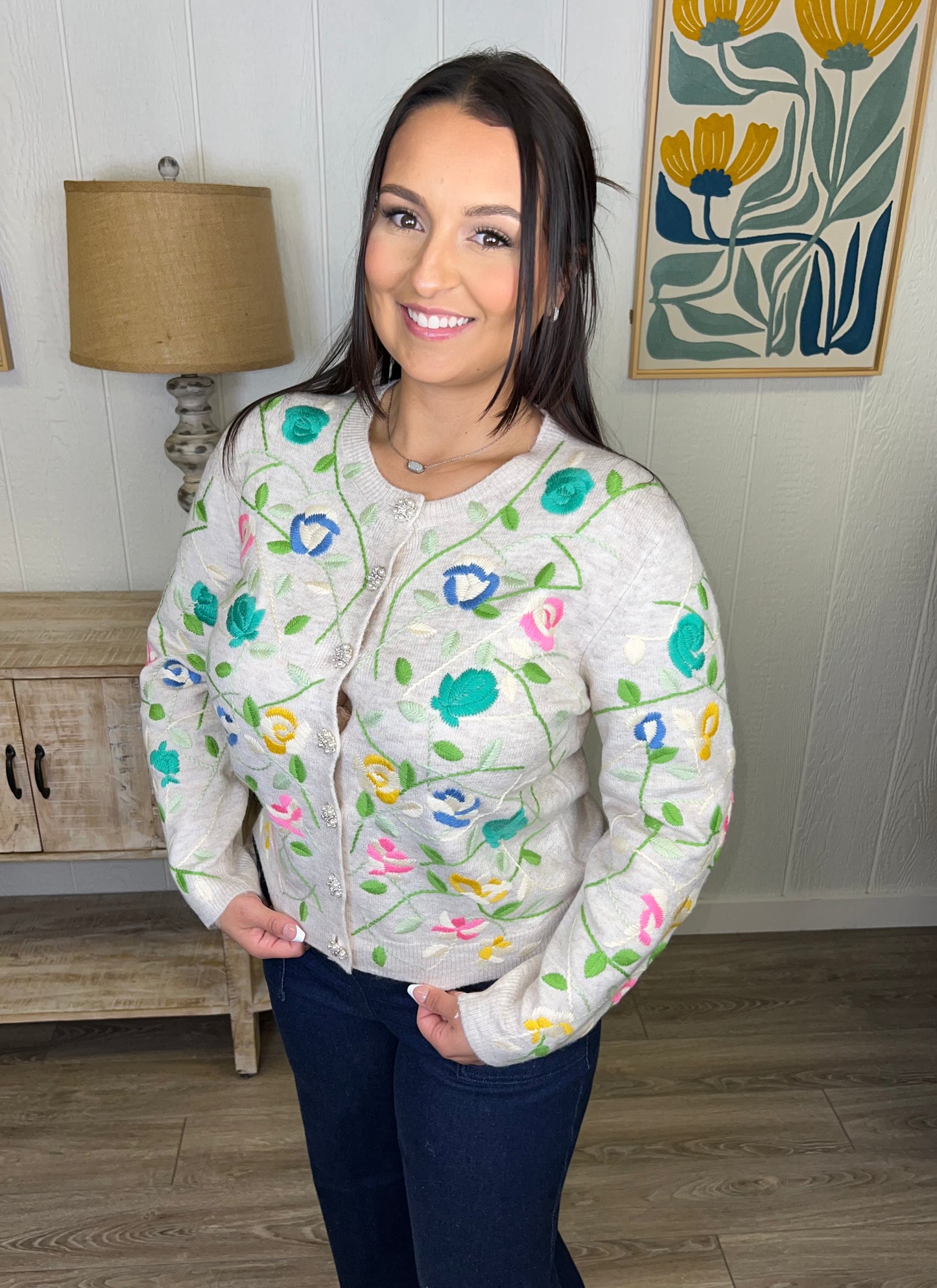 Petals & Pearls Cardigan