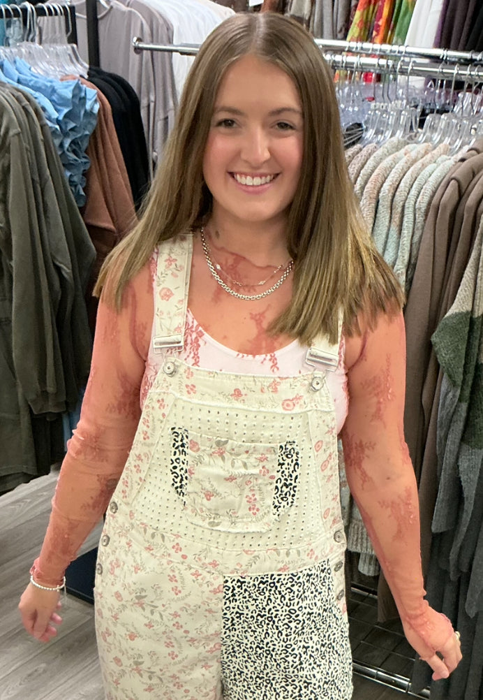 Mauve Sheer Lace Top