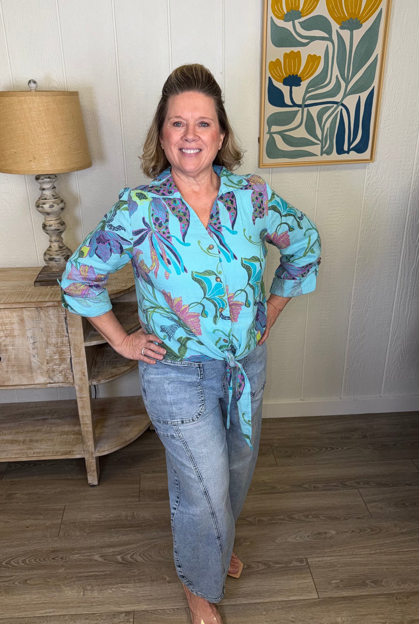 Peacock Garden Shirt