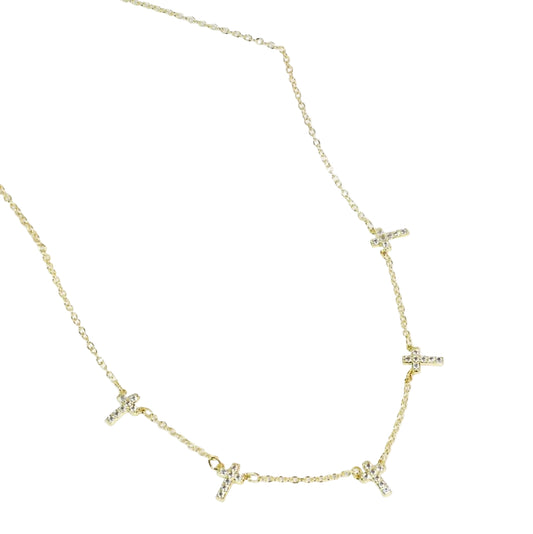 FAITH DRIPS GOLD NECKLACE