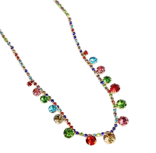 CONFETTI CRYSTALS NECKLACE