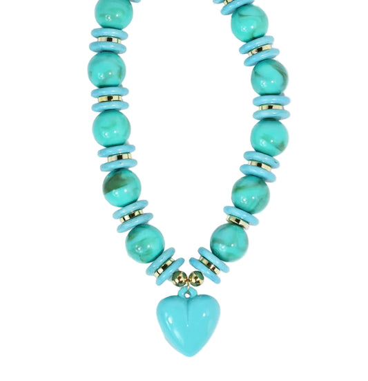 BLUE CRUSH NECKLACE