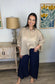 Airy Pinstripe Blouse