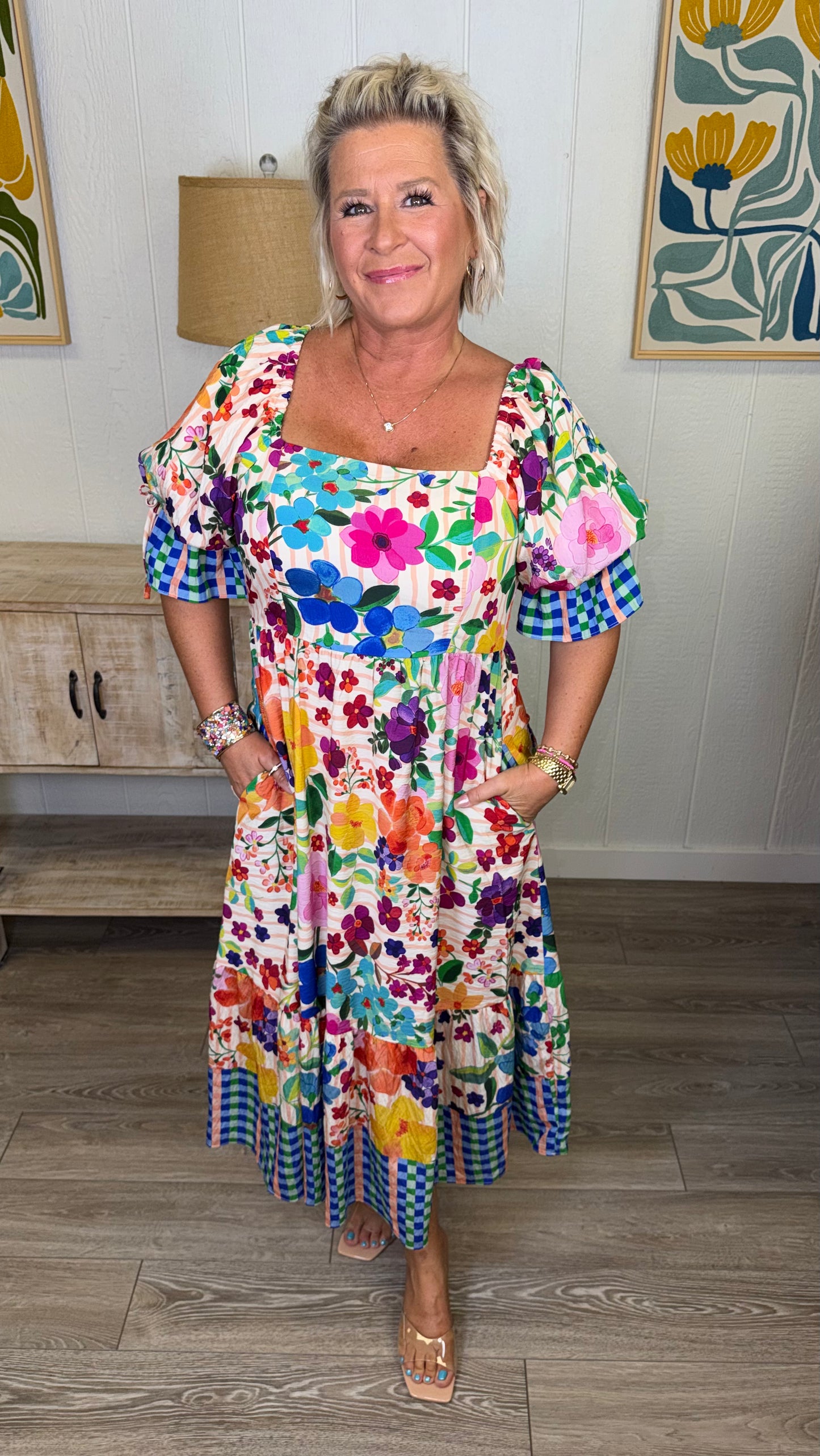 Bluebell Patchwork Maxi
