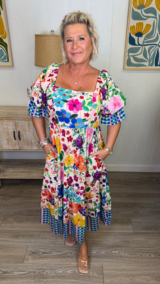 Bluebell Patchwork Maxi