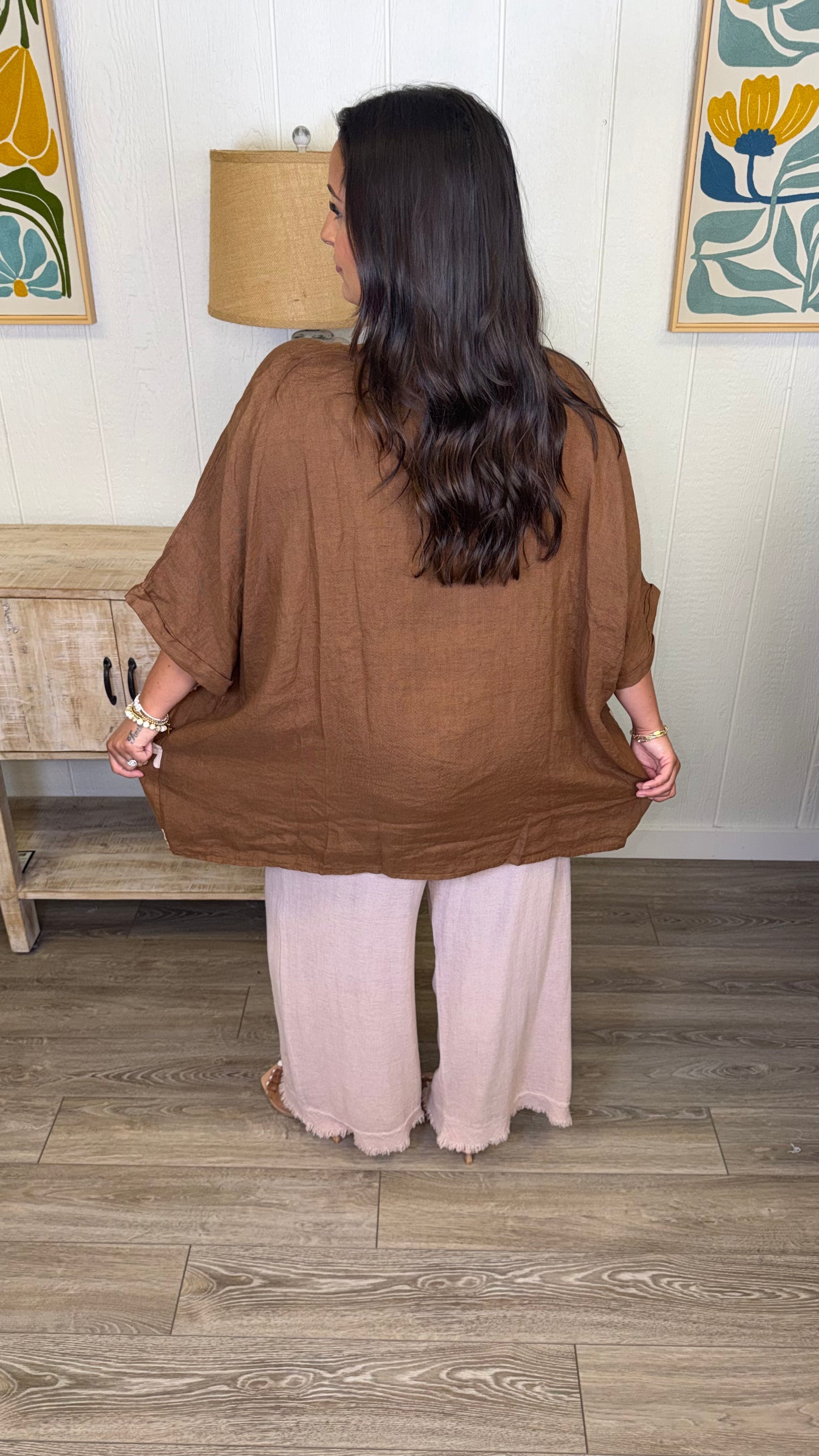 Dusty Rose Drift Tunic