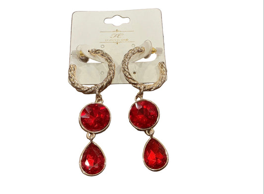 Fire and Gold Earrings
