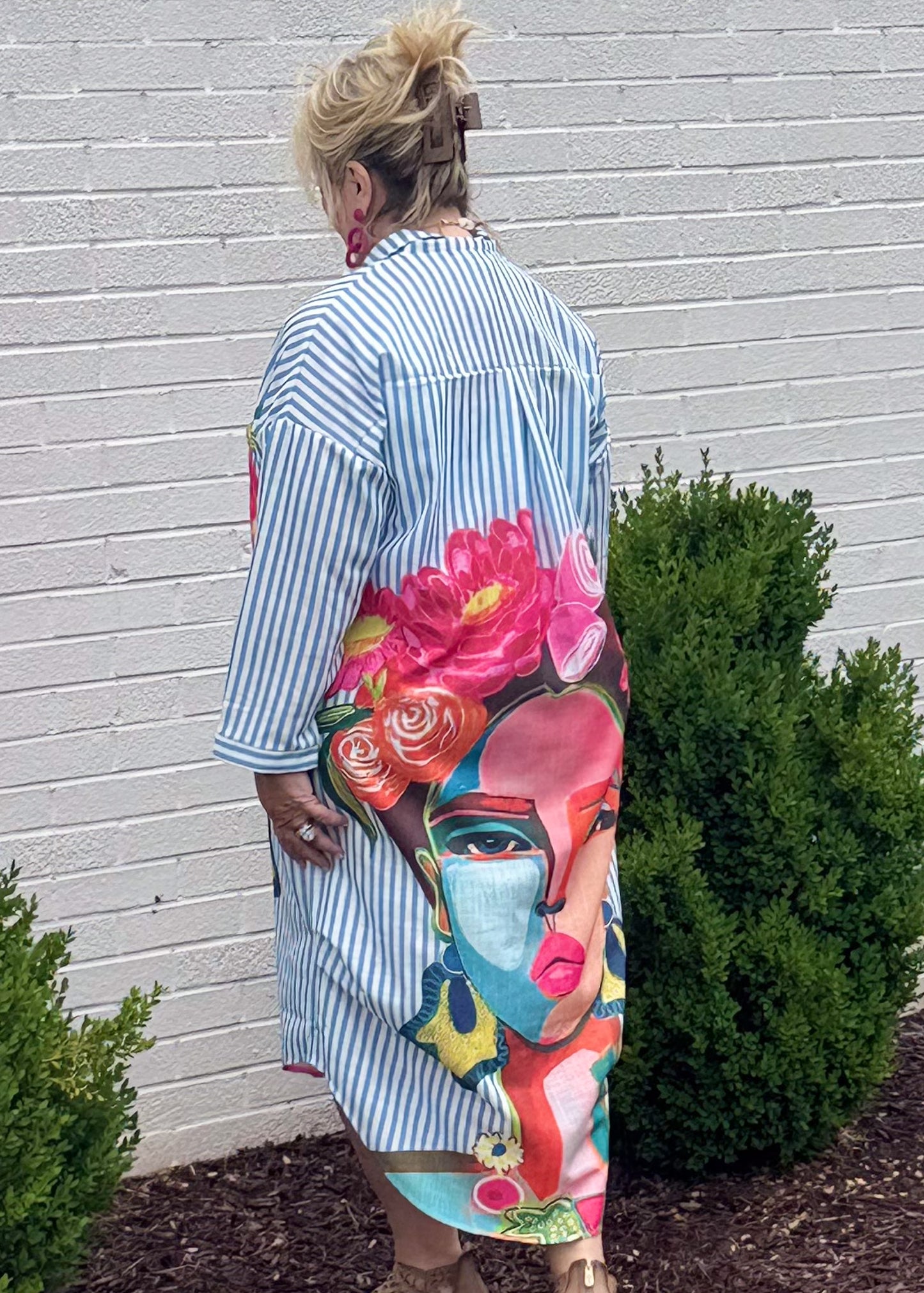Blue Muse Shirt Dress