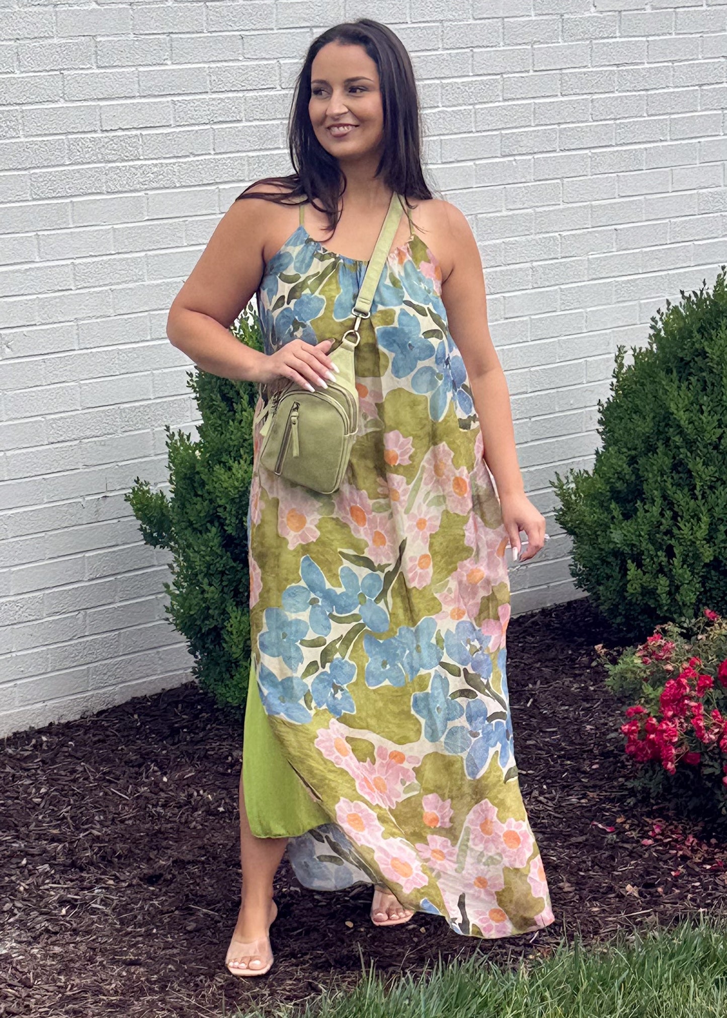 Meadow Song Silk Dress