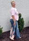 Rebel Patch Bootcut Denim