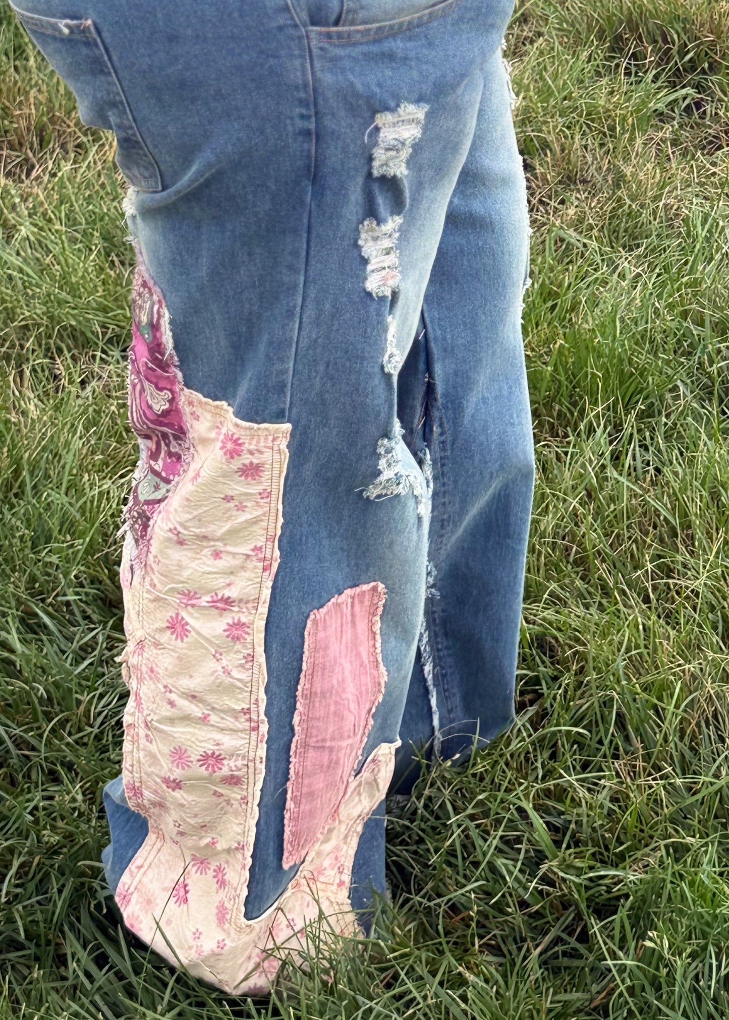Rebel Patch Bootcut Denim