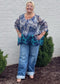 Graceful Flow Cape Sleeve Blouse