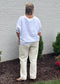 Luxe Linen Embellished Statement Pants