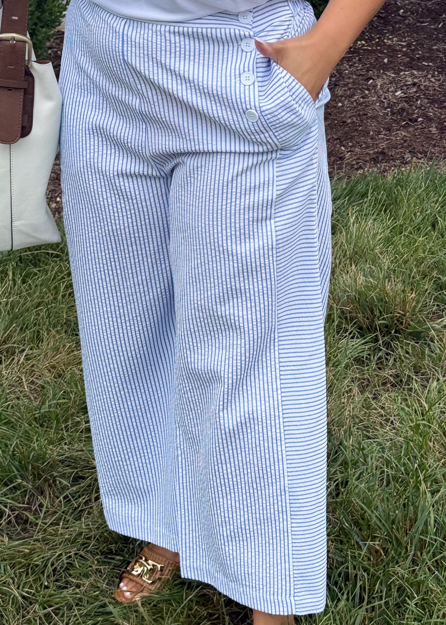 Coastal Breeze Seersucker Pants