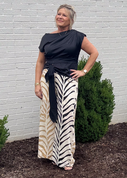 Southern Nights Silk Blouse