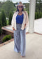 Airy Pinstripe Blouse