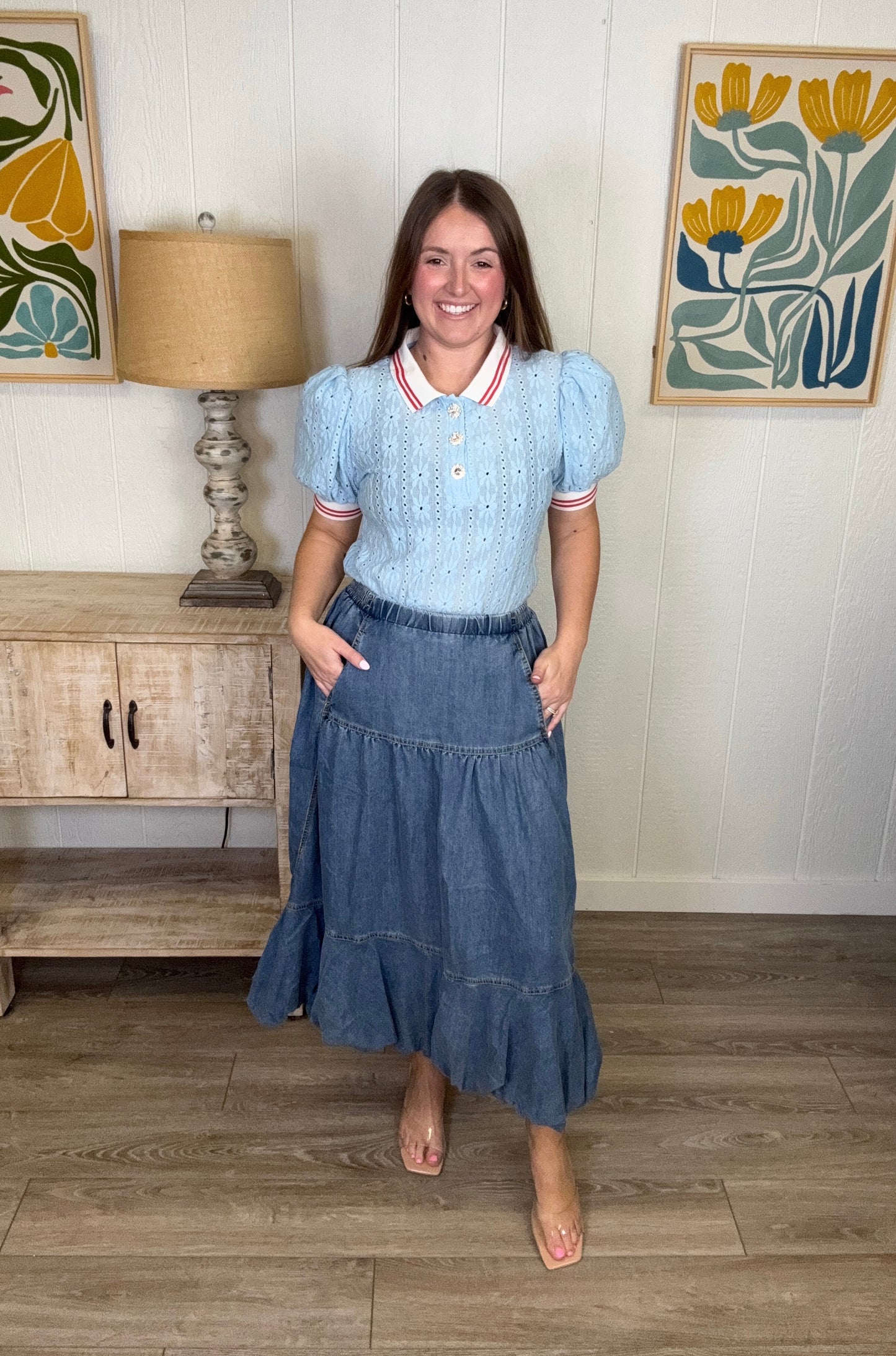 Denim Darling Bubble Skirt