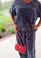 Navy Bandana Flow Pants